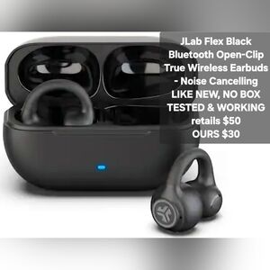 Flex Black Bluetooth True Wireless Earbuds